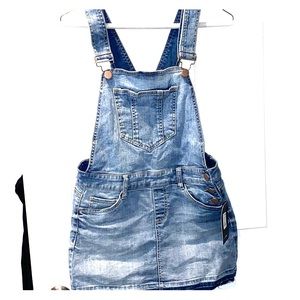 Denim overalls